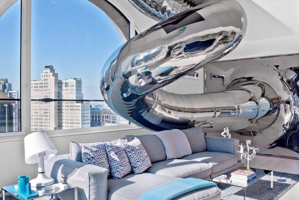 Penthouse slide